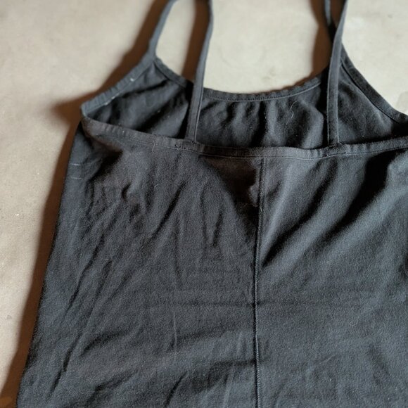 Everlane The Supima® Form Spaghetti Strap Cami | M / Black - Picture 11 of 16